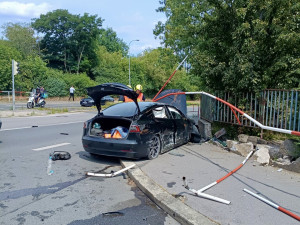 Nehoda ve Vyskočilově.