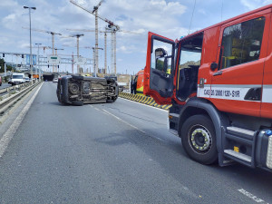 Nehoda v Dobříšské.