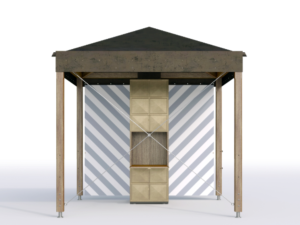 VIZUALIZACE: Pražský hrad bude mít nová kontrolní stanoviště, nahradí staré přístřešky