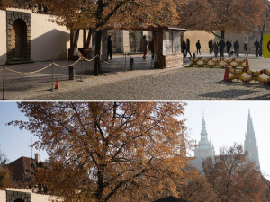 VIZUALIZACE: Pražský hrad bude mít nová kontrolní stanoviště, nahradí staré přístřešky