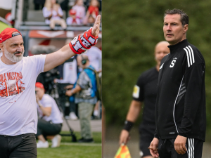 Dožene Sparta Slavii? Trpišovský drží v ruce víc trumfů než Priske. I bez Dioufa
