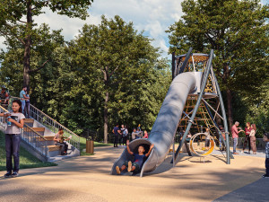 Praha 2 zrevitalizuje hřiště U Draka v Riegrových sadech za 32 milionů