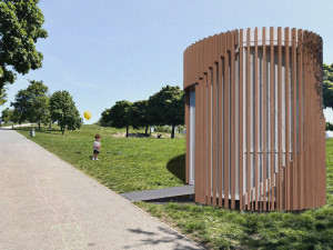 Park Parukářka bude mít novou veřejnou toaletu. Navrhli ji studenti architektury