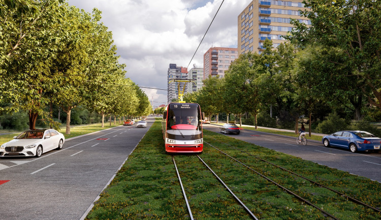 Začala stavba tramvajové trati do Malešic, potrvá do roku 2027