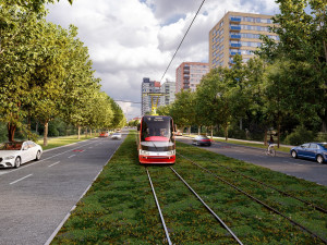 Začala stavba tramvajové trati do Malešic, potrvá do roku 2027