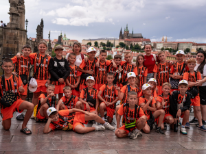 Deset dní ve Spartě. Ukrajinské děti trénovaly na letním fotbalovém táboře