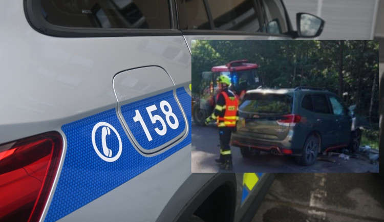 Ranní nehoda, při které se zranili dva lidé, komplikovala dopravu na Třebíčsku