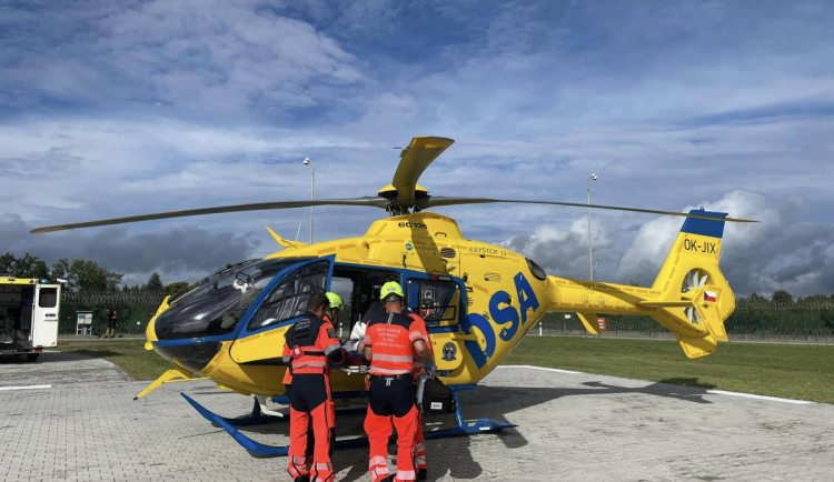 Při práci na horkovodu utrpěl mladý muž v Budějcích popáleniny