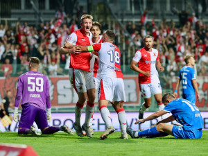 Fotbalisté Slavie vyhráli v Boleslavi 3:1 a udrželi neporazitelnost v sezoně