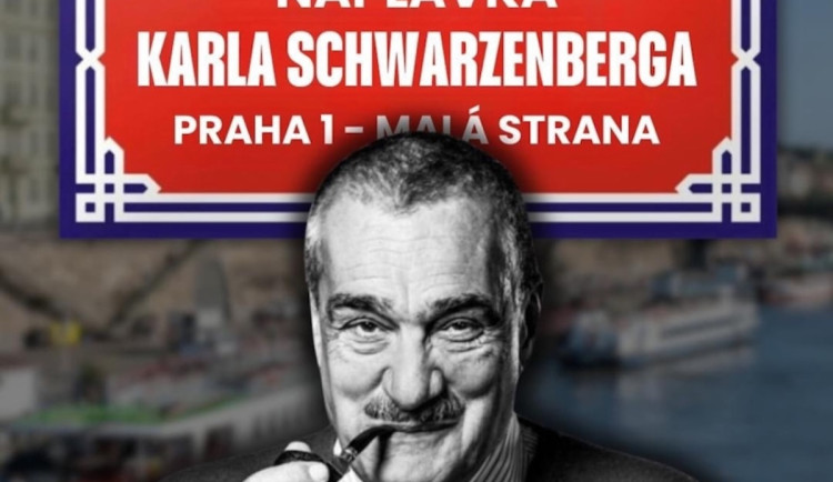 Část břehu u Karlova mostu pojmenují po Karlu Schwarzenbergovi