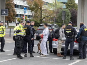 Policisté a celníci kontrolovali taxikáře na letišti, rozdali pokuty za 150 tisíc