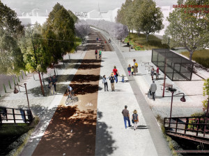 Další krok k realizaci drážní promenády v Praze 10. Město podepíše memorandum