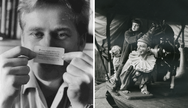 Václav Havel v roce 1967, dítě na Matějské pouti v roce 1960