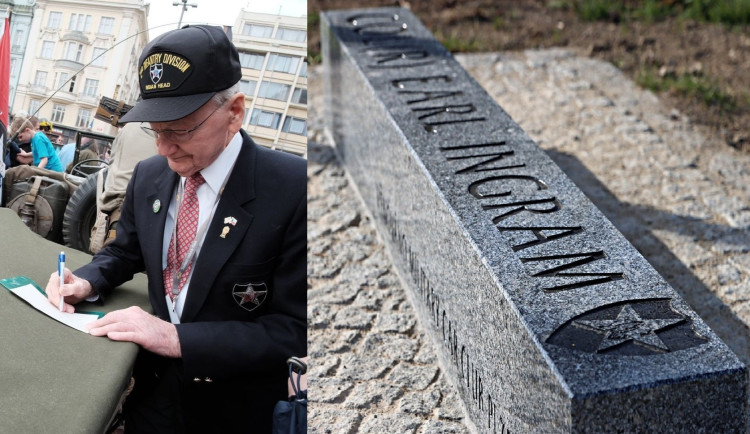 Probil se z Normandie až do Plzně. Slavný americký veterán má na Rokycansku památník
