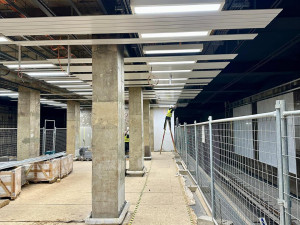 FOTO: Rekonstrukce metra Pankrác pokračuje, vzniká přestup mezi linkami C a D