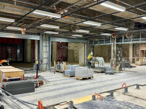 FOTO: Rekonstrukce metra Pankrác pokračuje, vzniká přestup mezi linkami C a D