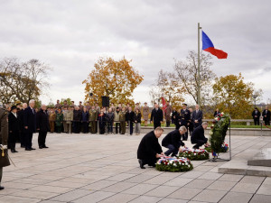 Na Vítkově si politici připomněli vznik státu.