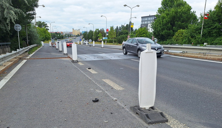 Rušný průtah v Olomouci čeká omezení. Oprava mostu u Baumaxu potrvá zhruba měsíc