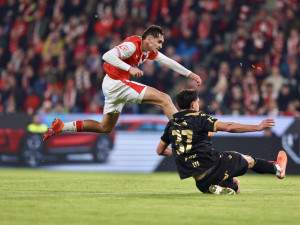 Fotbalisté Slavie vyhráli v Ostravě a prolomili sérii tří remíz