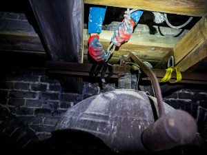 Svatá Ludmila přišla dočasně o hlas, bicí mechanismus totiž renovují