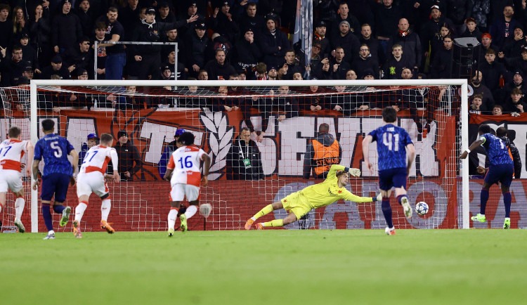 Fotbalisté Slavie v Lize mistrů podruhé prohráli, doma 0:3 s Arsenalem