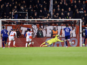 Fotbalisté Slavie v Lize mistrů podruhé prohráli, doma 0:3 s Arsenalem