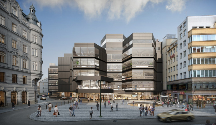 Tak by měl obchodní dům po rekonstrukci vypadat.