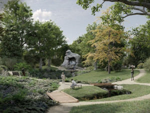 VIZUALIZACE: Obnova jezírka, nová cyklotrasa. Podívejte se, jak se změní Chotkovy sady