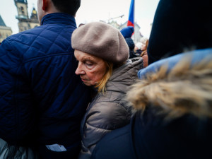 FOTO: Na protivládní demonstraci Milionu chvilek dorazily na Staromák tisíce lidí