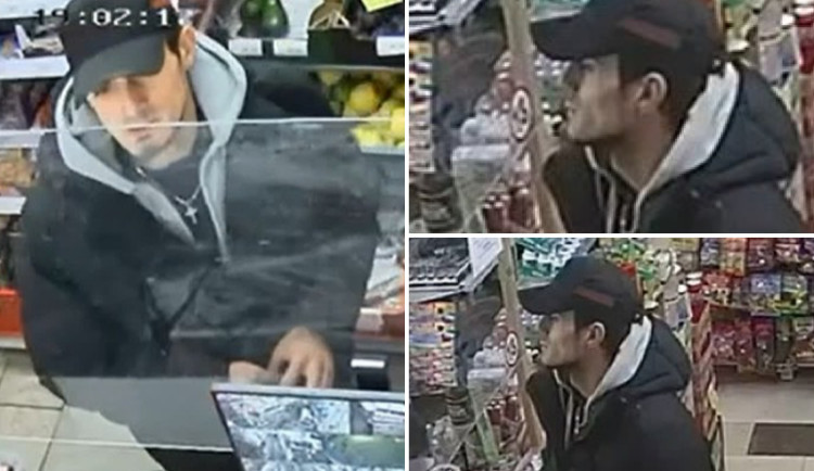 Našel cizí platební kartu a hned utrácel. Policie by ráda mluvila s mužem na fotkách