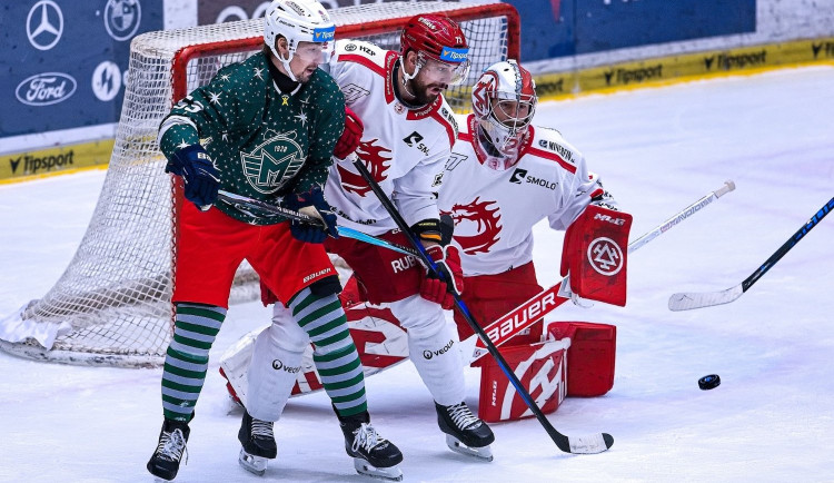Vyprodaný zápas v Budvar aréně rozhodla první střela na branku, Třinec prohrál 1:0