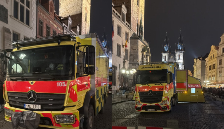 Pár opilců a jeden utržený prst. Záchranáři mají zatím klidného Silvestra