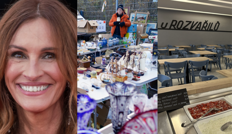 PROSINEC 2025: Julia Roberts v sekáči, návštěva největšího blešáku a návrat slavné jídelny