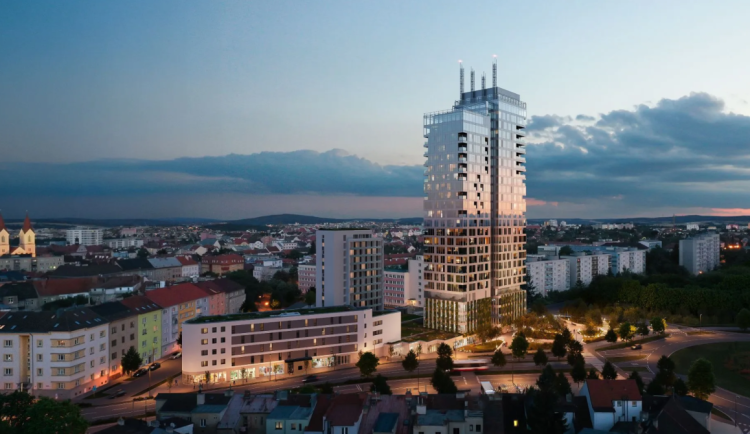 O byty v budovaných dvou věžích v Plzni je velký zájem, cenu ovlivňuje i výhled