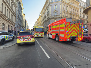 Hořelo v domě v ulici Přibyslavská.