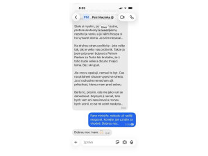 Macinkovy textovky pro kancelář prezidenta už řeší policie