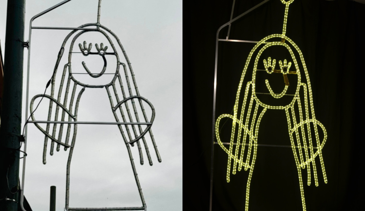 Minulý rok byl k vidění anděl.