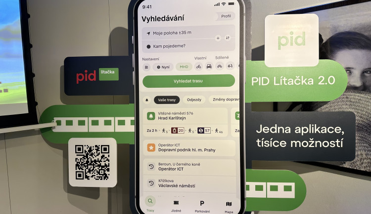 Doporučí ideální vagon, započítá zpoždění. Aplikaci Lítačka vylepší