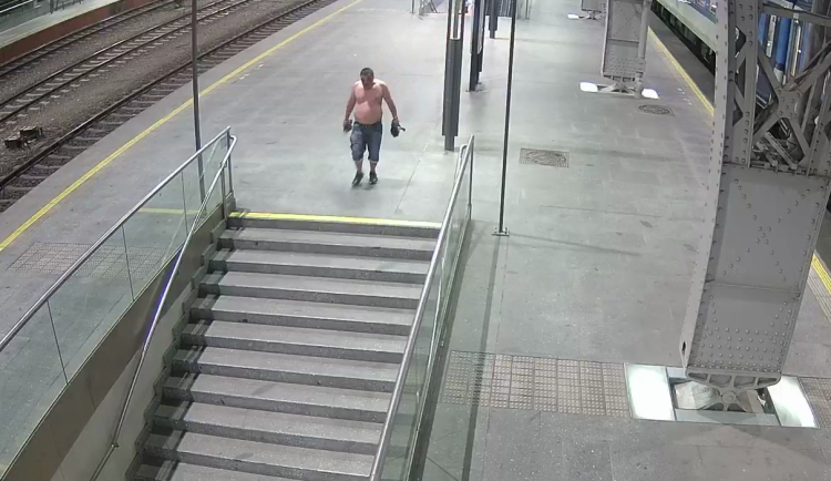 Hádka ve vlaku skončila pepřákem v obličeji a loupeží. Policie hledá naháče z videa