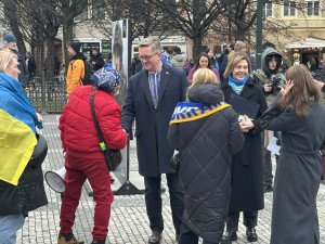 ukrajinský velvyslanec Vasyl Zvarych