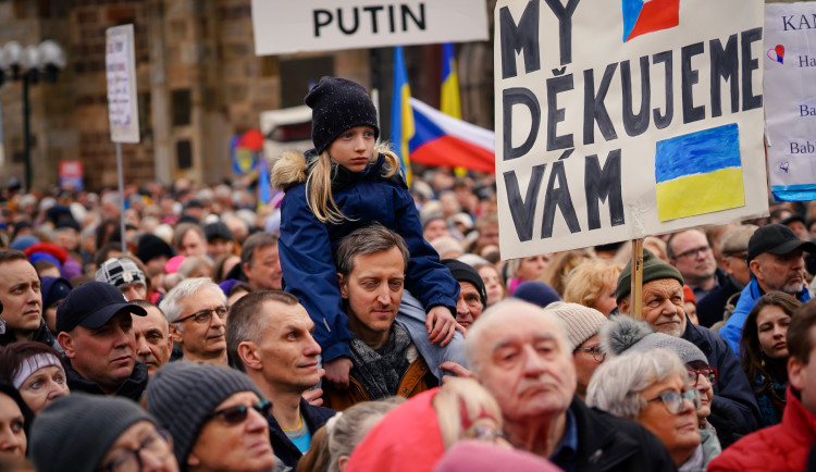 Obrazem: Staromák pro Ukrajinu