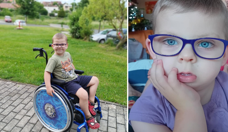 Pětiletý Dominik je unikát. Navzdory 20 diagnózám se učí jazyky i matematiku