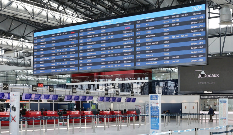 Zrušené lety z Prahy do Dubaje a Tel Avivu. Důvodem jsou bezpečnostní opatření