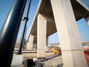 FOTO: Smíchovské nádraží roste před očima. První nástupiště dokončí letos