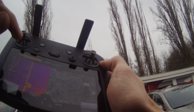 Foto z policejního zásahu