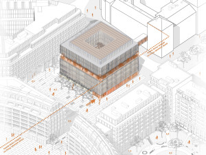 VIZUALIZACE: Vysoká škola chemicko-technologická chystá novou budovu se superpatrem