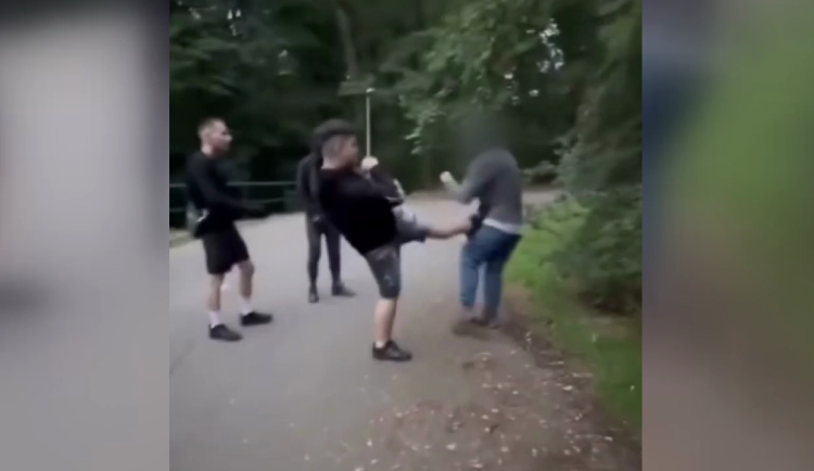 VIDEO: Mladíci napadli muže v pražském parku. Útok si natáčeli