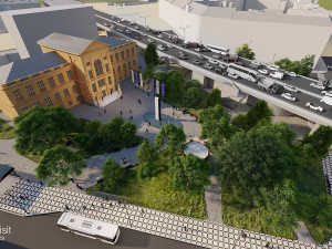 Fontána i nové cesty. Zanedbané náměstí na Florenci čeká proměna