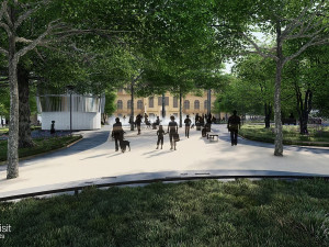 Fontána i nové cesty. Zanedbané náměstí na Florenci čeká proměna