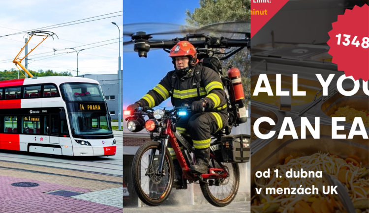 Dvoupatrová tramvaj, létající hasič, bezedná menza